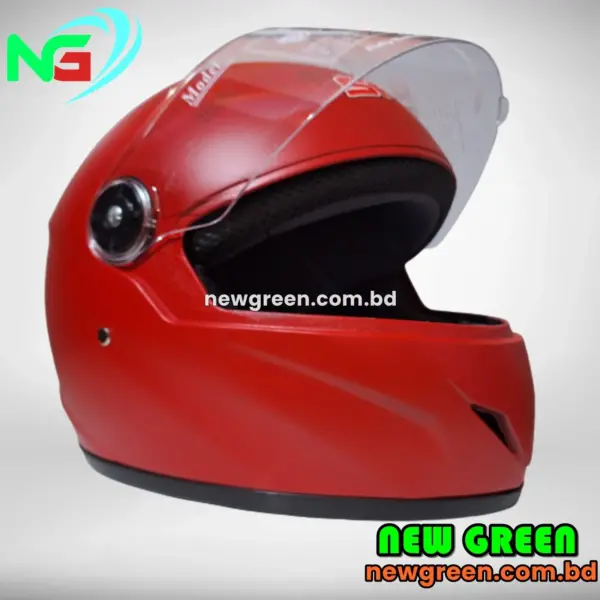 SFM Full Face Helmets Matt Red Helmets