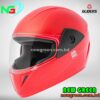 Jazz DLX Helmet Full Face -Matt RED