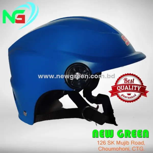 Motorcycle SFM Cap Helmet- Blue color